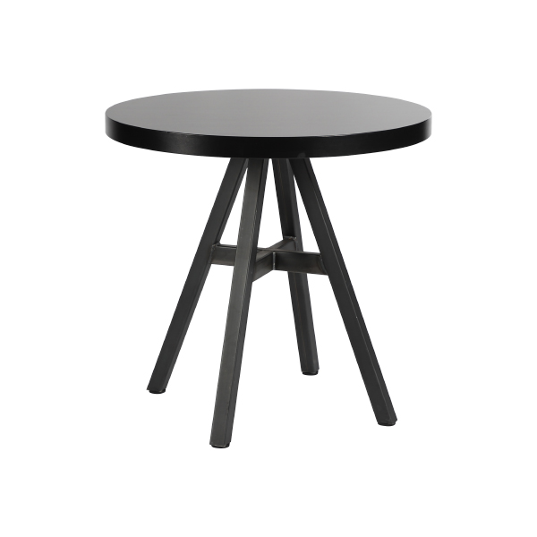 Tavolo Bristol Nero 80 H76 Cm