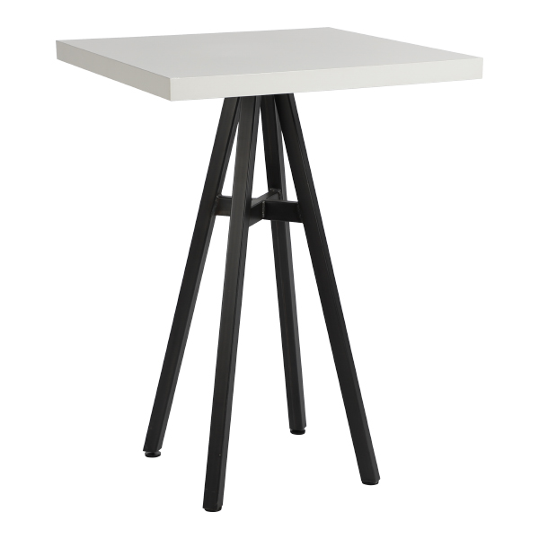 Tavolo Da Bistrot Bristol Bianco Outdoor 80 80 H110 Cm