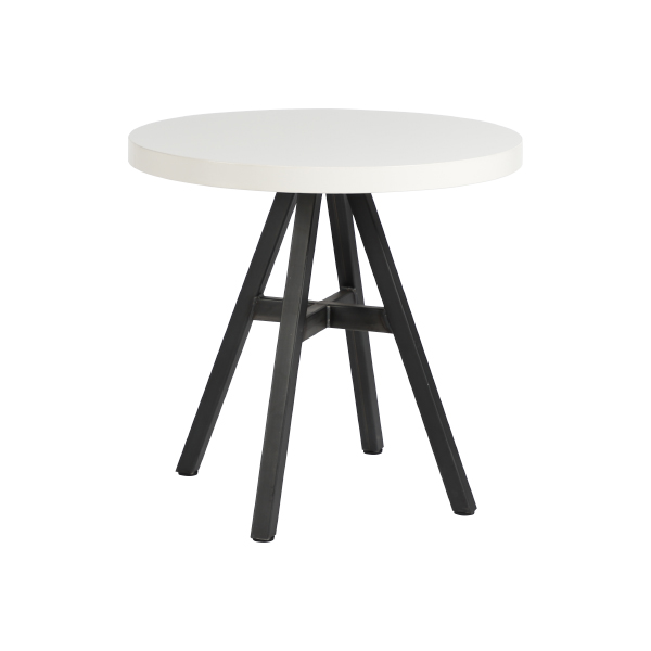 Tavolo Da Bistrot Bristol Bianco Outdoor 80 H76 Cm