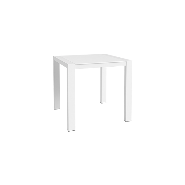 Tavolo Da Pranzo Algarve Bianco Bianco L80 L80 H75 Cm