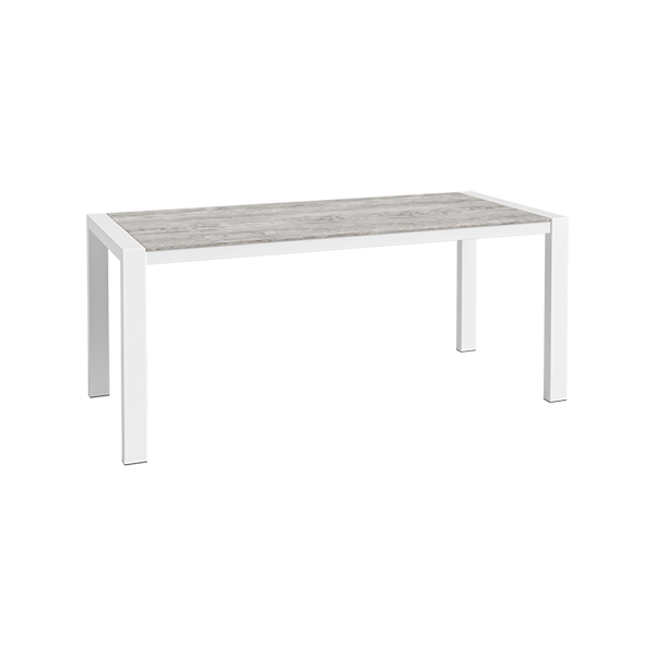 Tavolo Da Pranzo Algarve Bianco Aspro In Legno Recuperato