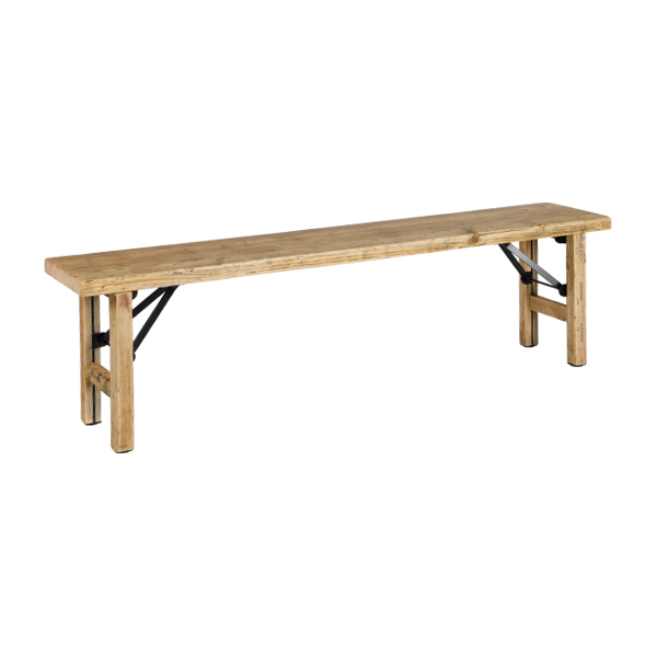 Panca Bornholm Pieghevole W160 D30 H48 Cm