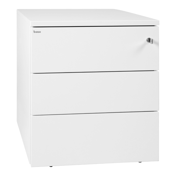 Piedistallo Mobile Per Ufficio Lean Bianco L43 P60 H55 Cm