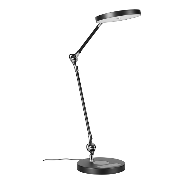 Lampada Da Tavolo Lean Nera Led 230v 11w