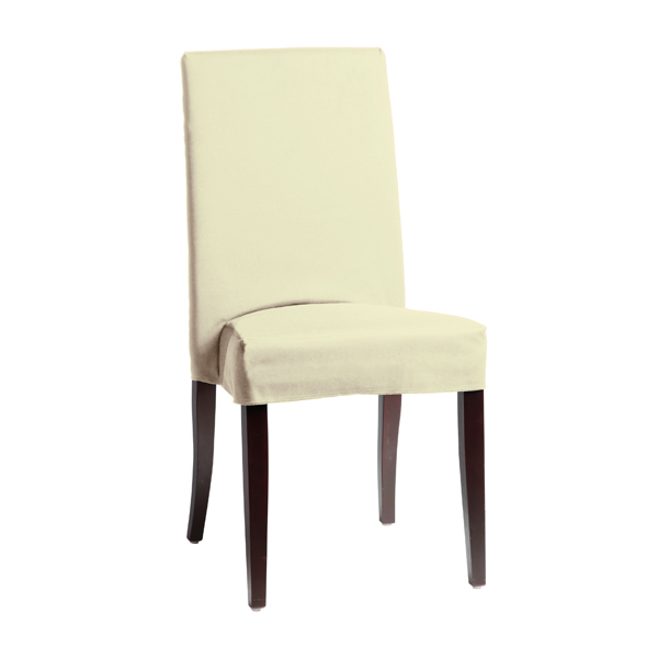 Sedia In Legno Torino Con Coprisedia Elastico Crema