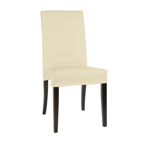 Sedia In Legno Torino Con Coprisedia In Similpelle Crema