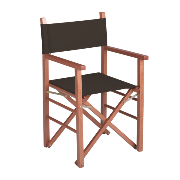 Sedia Pieghevole In Legno Spielberg Nero W56 D56 H91 Sh46cm