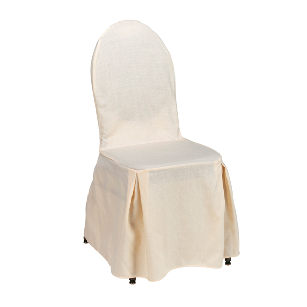 Sedia Imbottita Hawaii Con Coprisedia In Tessuto Crema