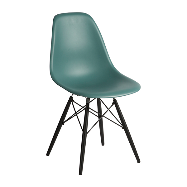 Sedia Dsw Eames Ocean, Base Nera
