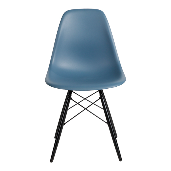 Sedia Dsw Eames Seablue, Base Nera