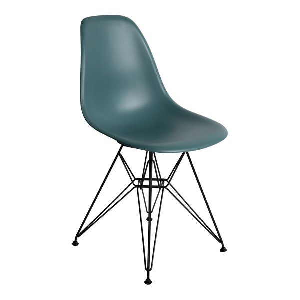 Sedia Dsr Eames Oceano, Base In Acciaio