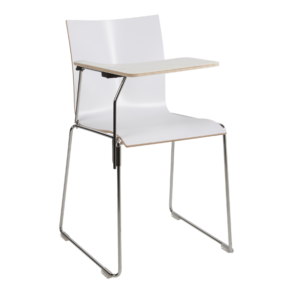 Sedia Chairik Bianca Con Tavolino