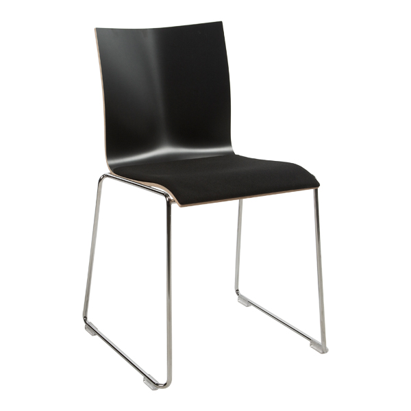 Sedia Chairik Nera Con Cuscino Magnetico Nero