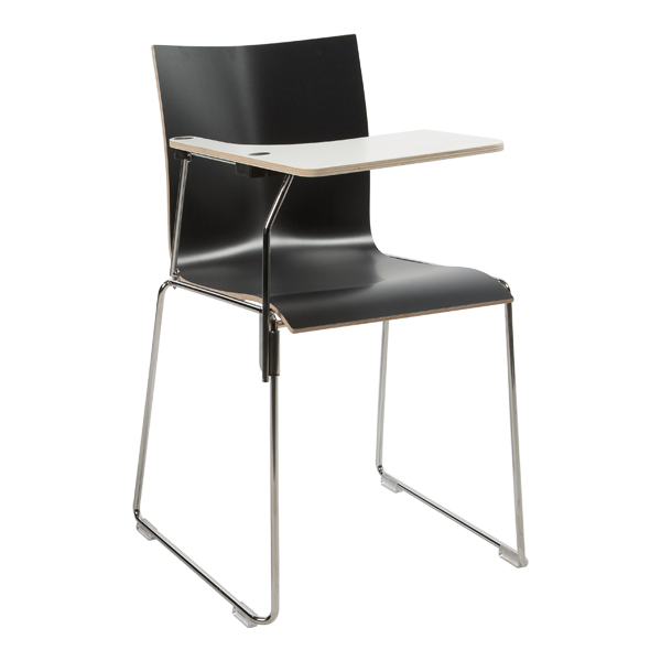 Sedia Chairik Nera Con Tavolino
