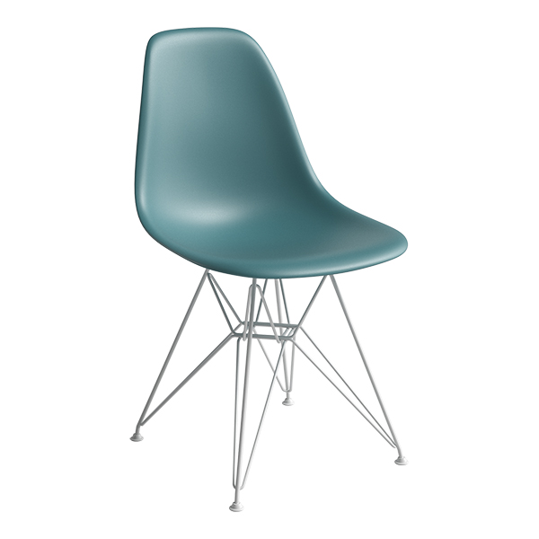 Dsr Sedia Eames In Plastica Seduta Bianca Oceano