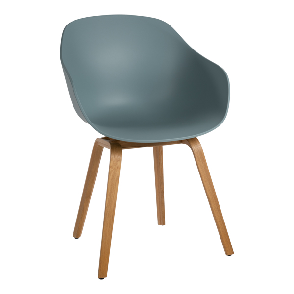 Poltrona About A Chair Aac 222 Blu Polvere Rovere