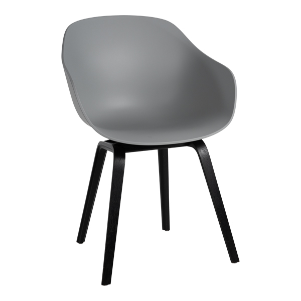 Poltrona About A Chair Aac 222 Cemento Grigio Nero