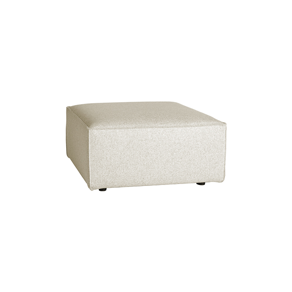 Pouf Moduplus Crema L74 D74 H38 Cm