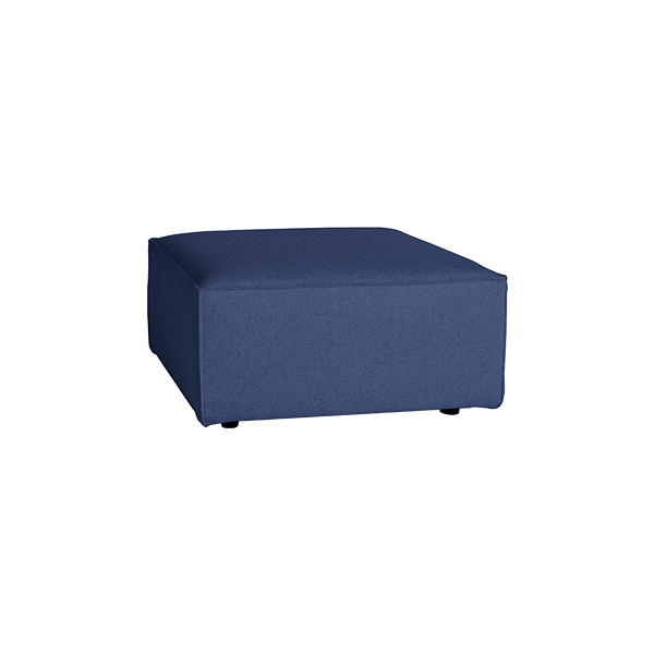 Pouf Moduplus Blu W74 D74 H38 Cm