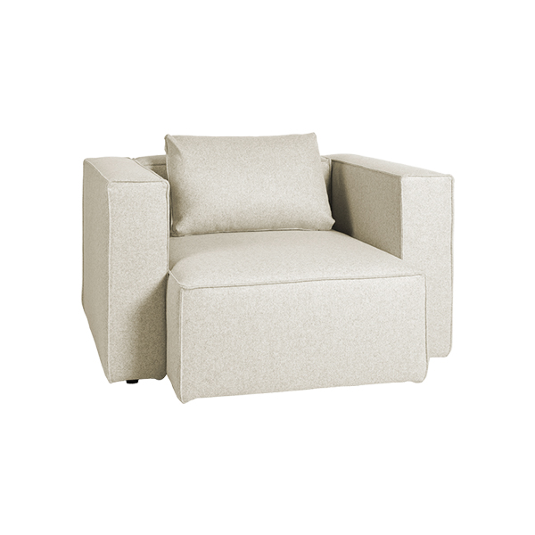 Cuscino Moduplus Crema W55 D14 H35 Cm