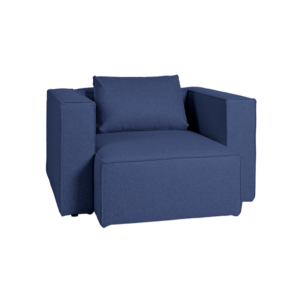 Cuscino Moduplus Blu W55 D14 H35 Cm
