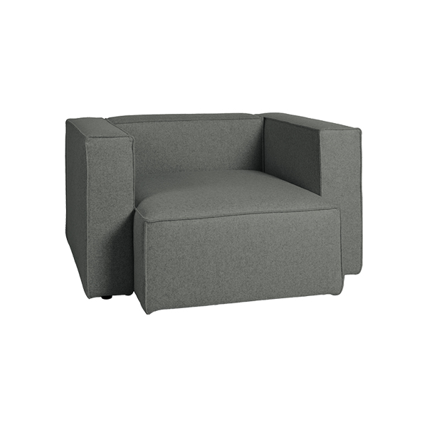 Poltrona Moduplus Antracite B110 D92 H61 Sh38 Cm