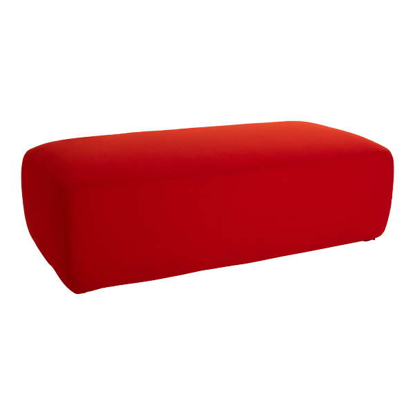 Seduta Plus Rosso L124 L64 H40 Cm