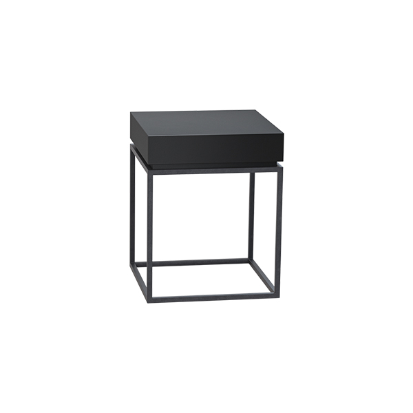 Tavolino Zinzo Nero Massif Nero L40 L40 H50 Cm