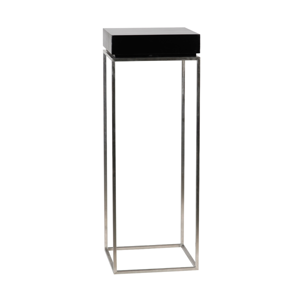 Tavolo Alto Zinzo Con Massif Nero L40 L40 H110 Cm