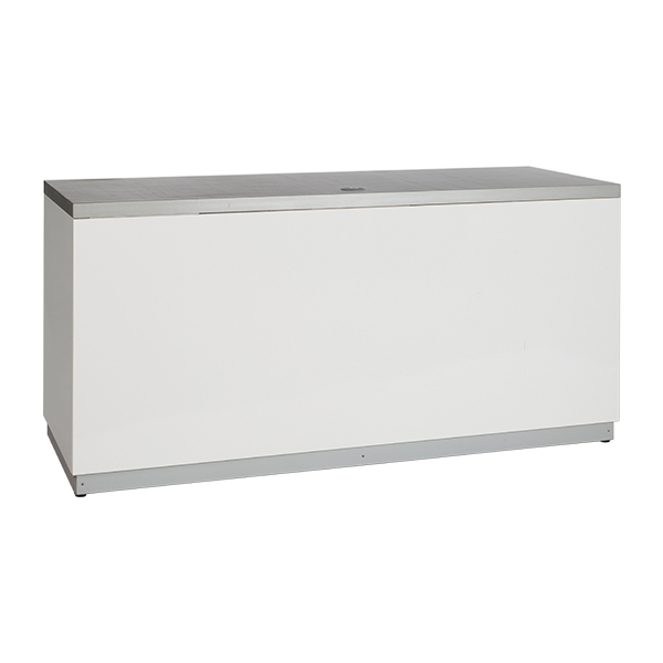 Bancone Bianco W200 D70 H95cm Con Piano