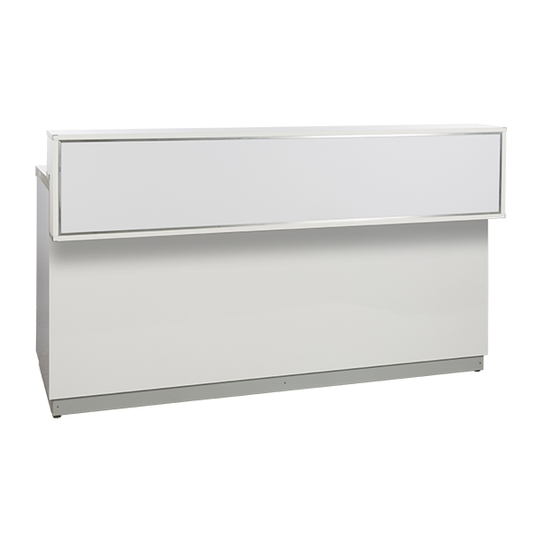 Bancone Bianco L200 D83 H115cm Con Piano