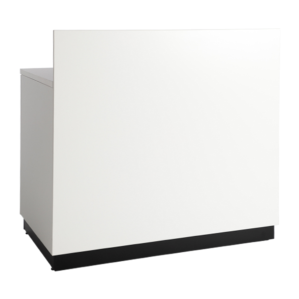 Buffet Basic Bianco Con Piano, Frontale Alto Bianco.