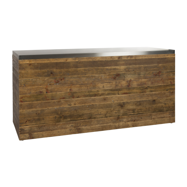 Bancone Bornholm L200 D70 H95 Cm Con Piano Cns