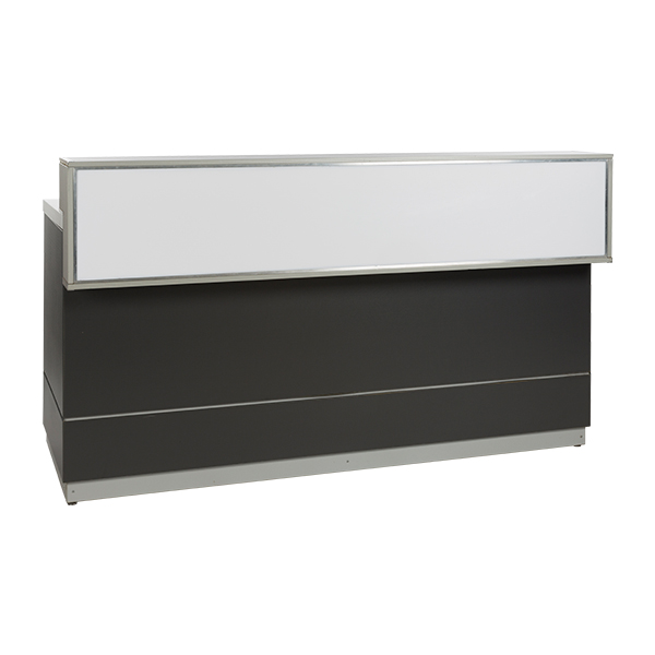 Bancone Antracite L200 D83 H115 Cm Con Piano Cns