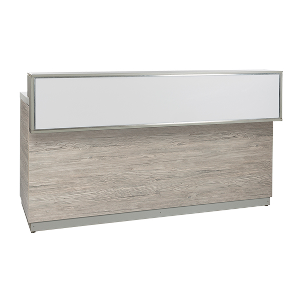 Bancone Aspen Legno L200 D83 H115cm Con Piano Cns