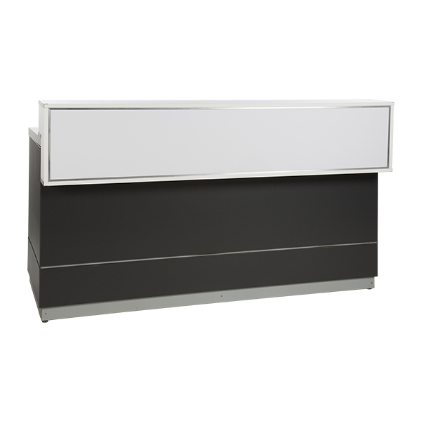 Bancone Antracite L200 D83 H115 Cm Con Piano Cns