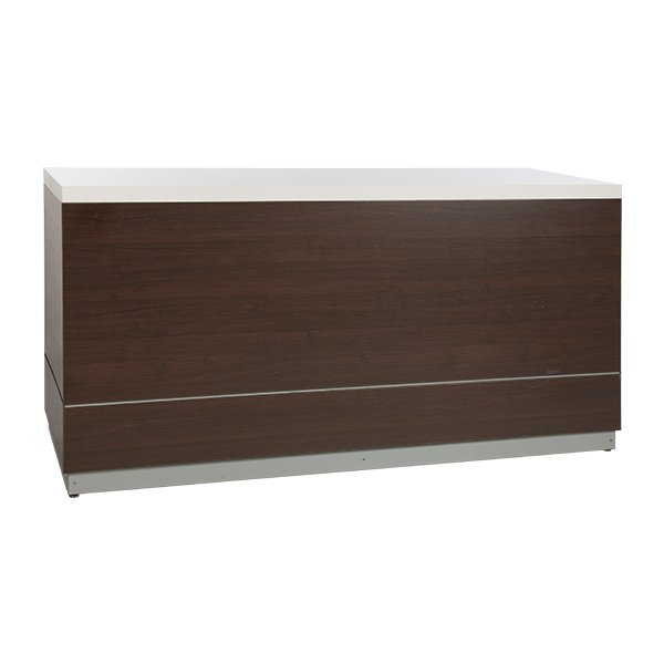 Bancone Decoro In Legno L200 D70 H95cm Con Piano