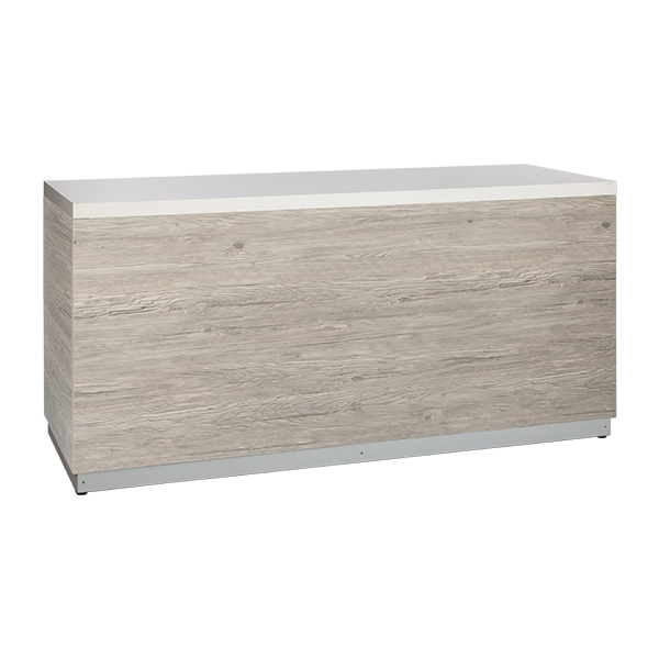 Bancone Aspen In Legno L200 D70 H95cm Con Piano