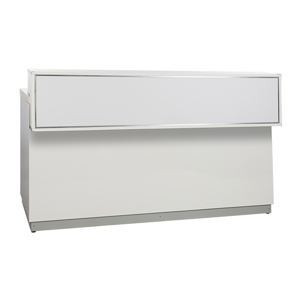Bancone Bianco L200 D83 H115cm Con Piano