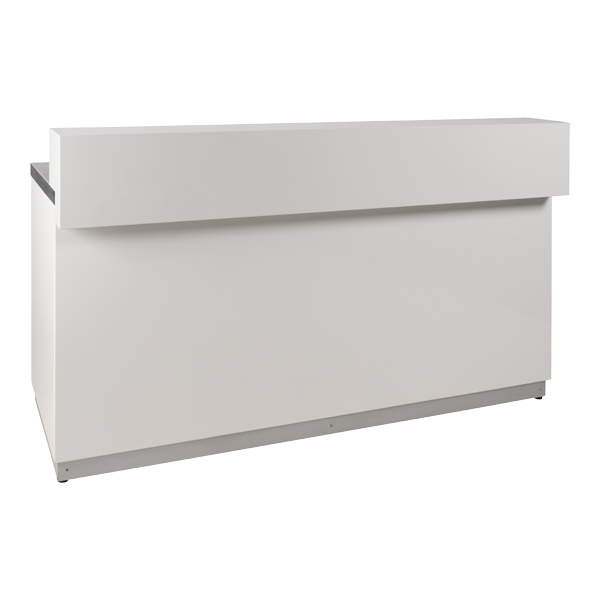 Bancone Bianco L200 P80 H115 Cm Con Piano Cns