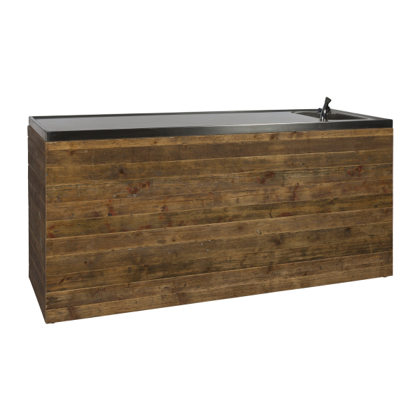 Bancone Champagne Bornholm L200 D70 H95cm Piano Cns