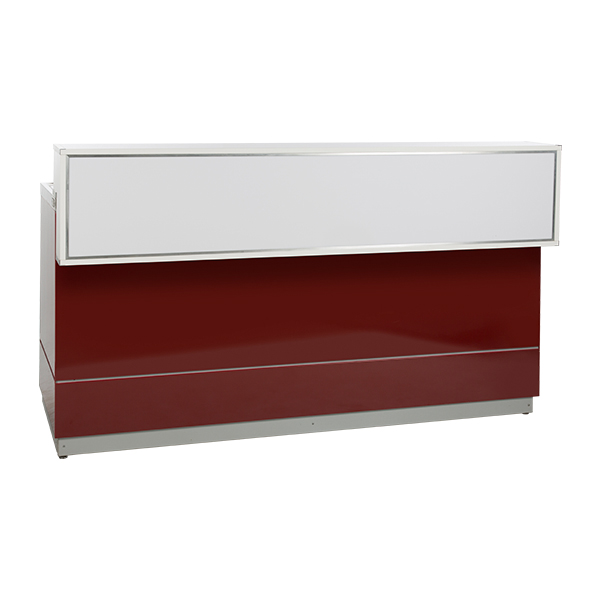 Banco Champagne Rosso L200 D83 H115cm Con Piano Cns