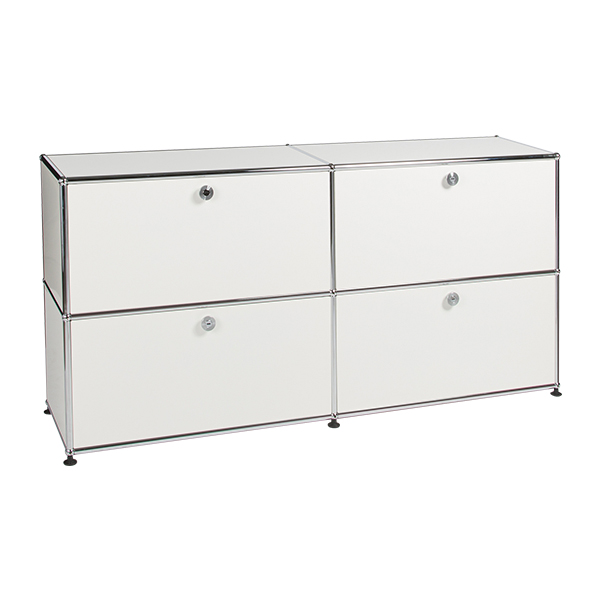 Credenza Usm Haller Bianca 4 Ante A Battente