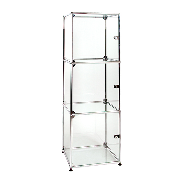 Vetrina Usm Haller Con 2 Chiavi L53 D38 H145 Cm