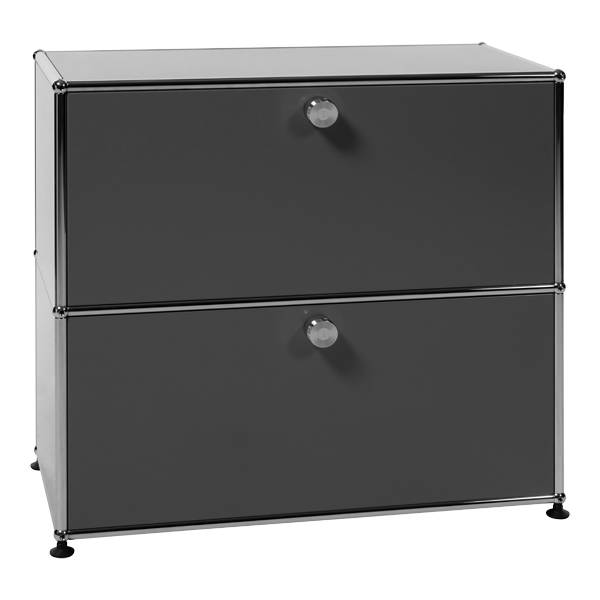 Credenza Usm Haller Grigio Medio 2 Ante A Battente