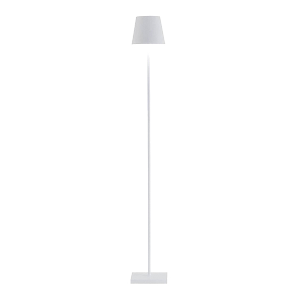 Lampada Da Terra Ricaricabile Poldina Pro Xxl Bianco