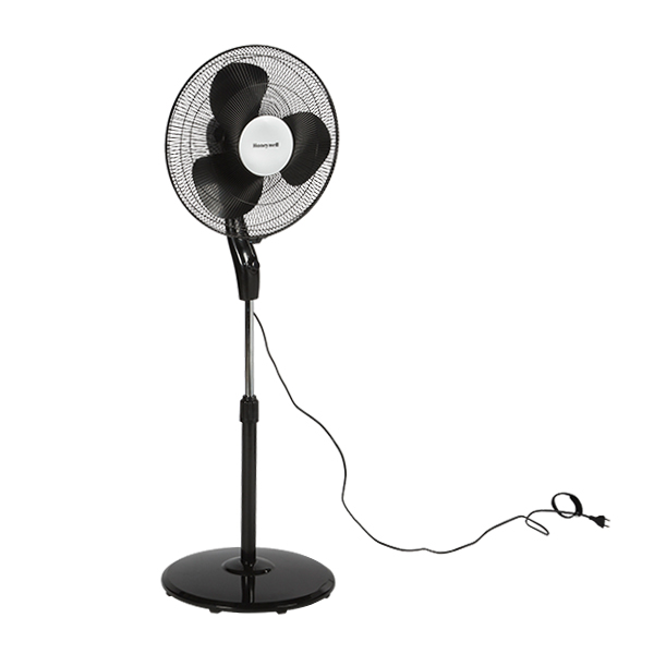 Ventilatore A Piedistallo Wave Nero 40 H135 Cm 230v 50w