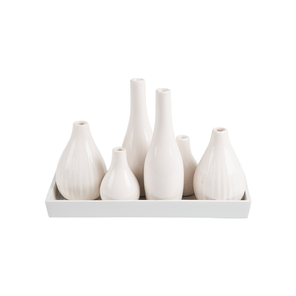 Set Decorazioni Da Tavola Senso 152 Bianco Puro 12,5 30cm