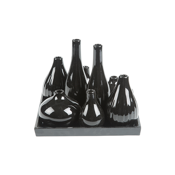 Set Di Decorazioni Da Tavola Senso 322 Mistic Nero 22 22 Cm