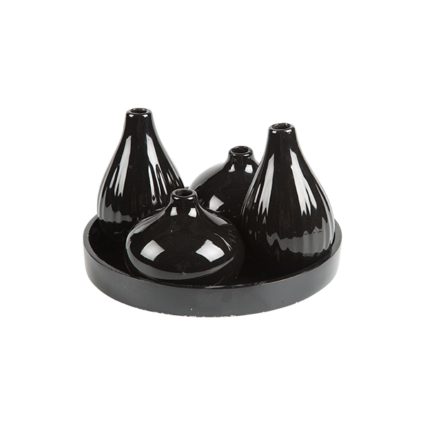 Set Di Decorazioni Da Tavola Senso 331 Mistic Nero 22 Cm